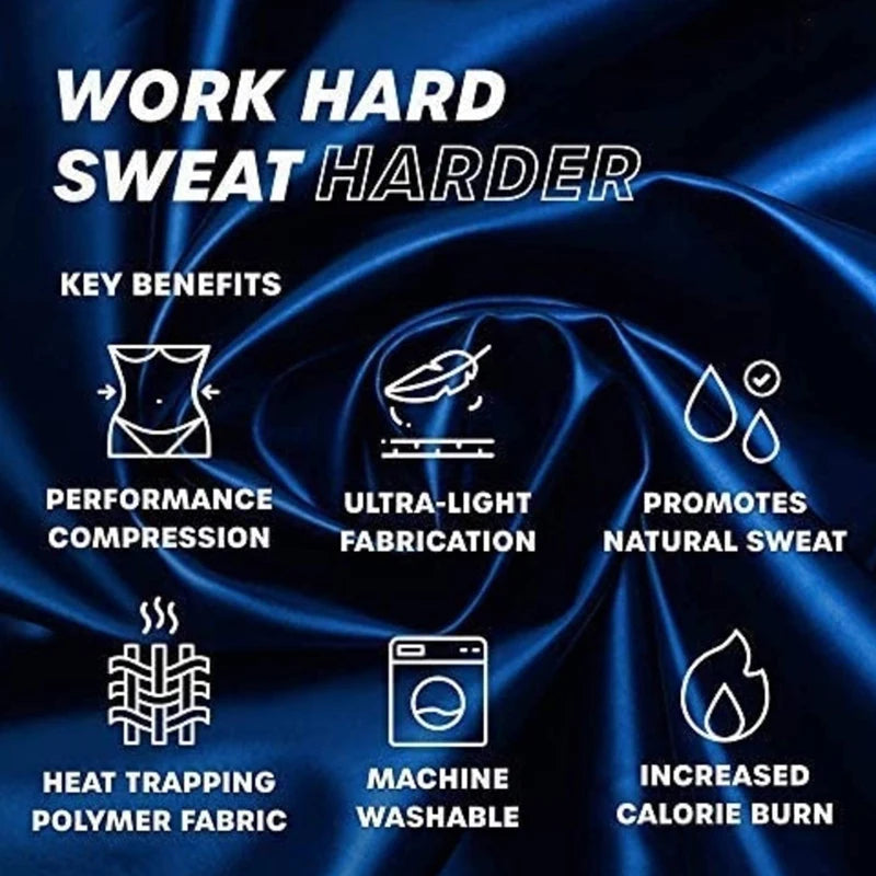 Men's Sauna Suit Heat-Trapping Compression Shapewear Vest for Enhanced Fitness and Slimming