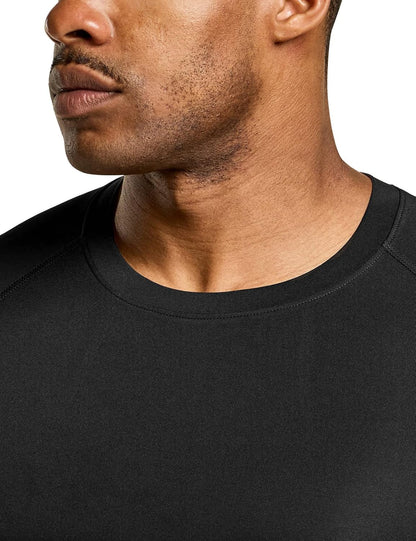 Men'S Cool Dry Short Sleeve Compression Shirts, Sports Baselayer T-Shirts Tops, Athletic Workout Shirt