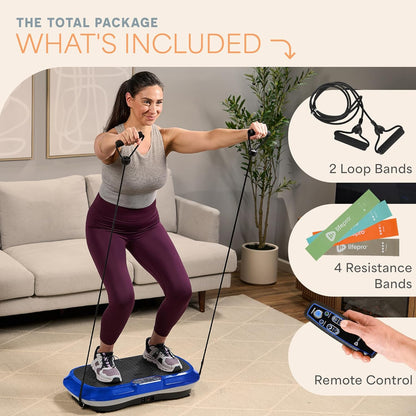 Vibration Plate Exercise Machine – Full Body Strength & Toning Platform
