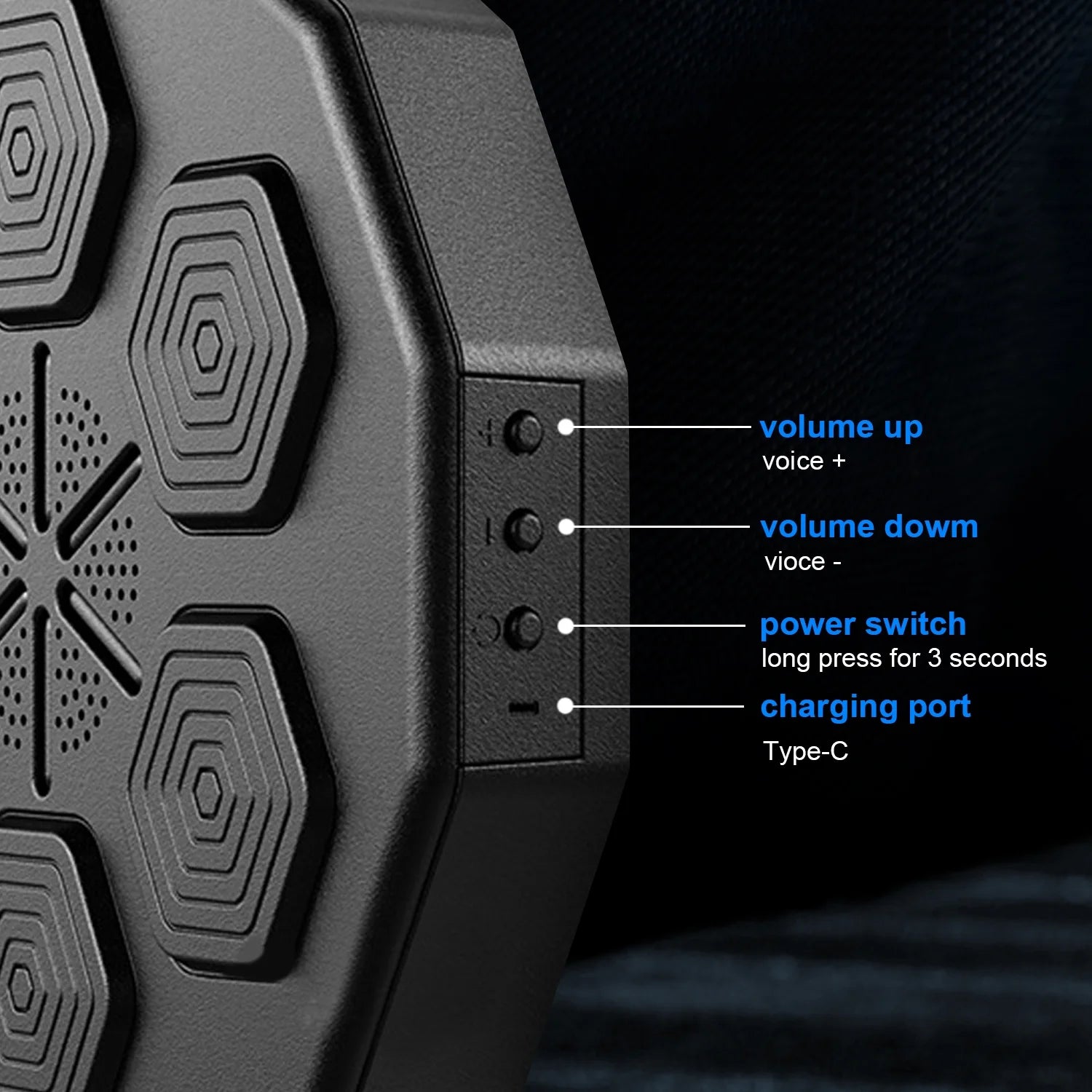 Smart Music Boxing Machine with Bluetooth – Interactive Wall-Mounted Boxing Trainer