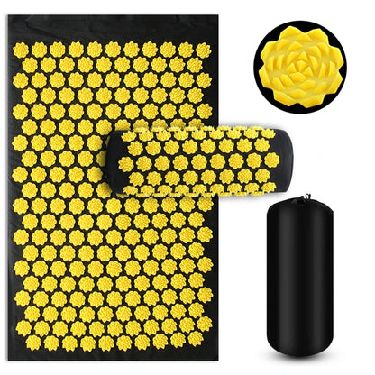 ZenSpike™ Acupressure Mat & Pillow Set – Stress Relief, Relaxation & Recovery Kit