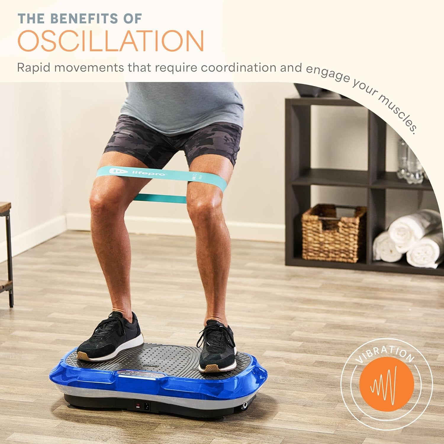 Vibration Plate Exercise Machine – Full Body Strength & Toning Platform