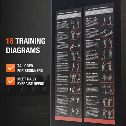 All-in-One Home Gym System – Folding Chest Press & Full Body Strength Training Machine