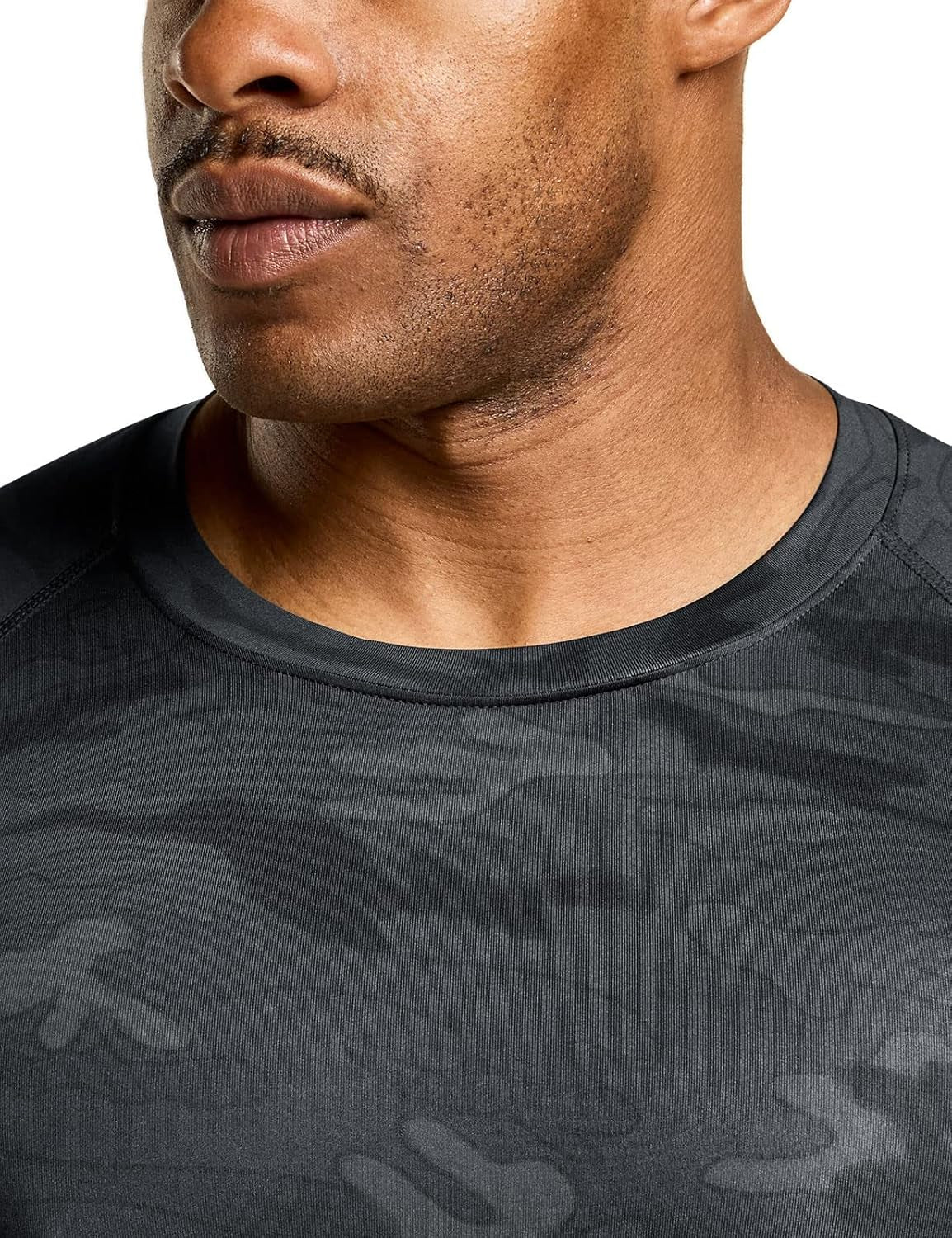 Men'S Cool Dry Short Sleeve Compression Shirts, Sports Baselayer T-Shirts Tops, Athletic Workout Shirt