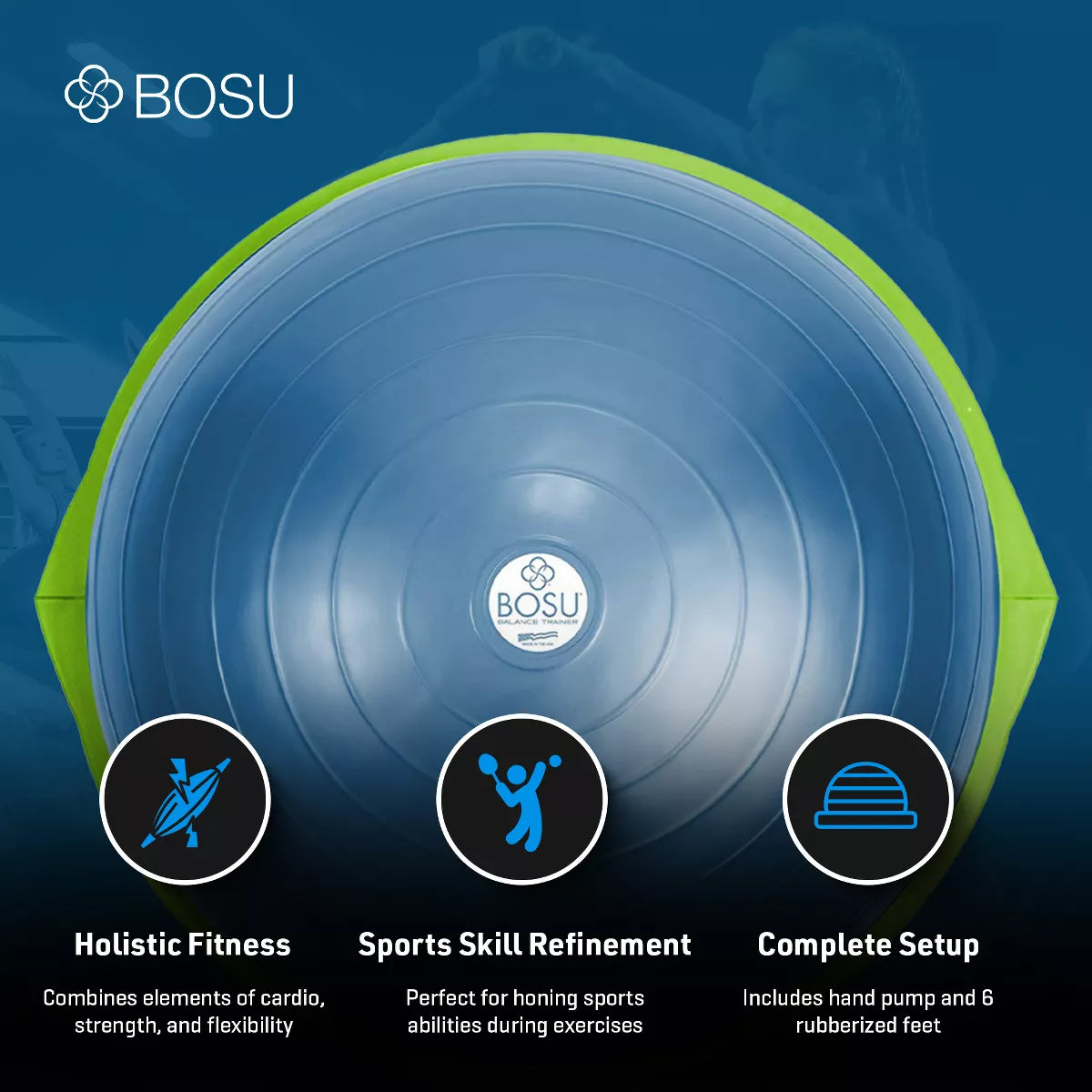 BOSU Balance Trainer – 26” Core Strength & Stability Trainer