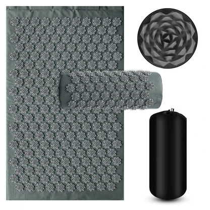 ZenSpike™ Acupressure Mat & Pillow Set – Stress Relief, Relaxation & Recovery Kit
