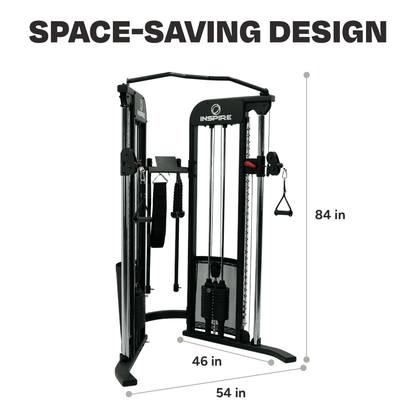 Inspire Fitness CG3 Functional Trainer – Dual Weight Stack Home Gym with Adjustable Pulleys