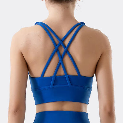 Nylon Top Women Bra Sexy Top Woman Breathable Underwear Women Fitness Yoga Sports Bra for Women Gym 30 Colors