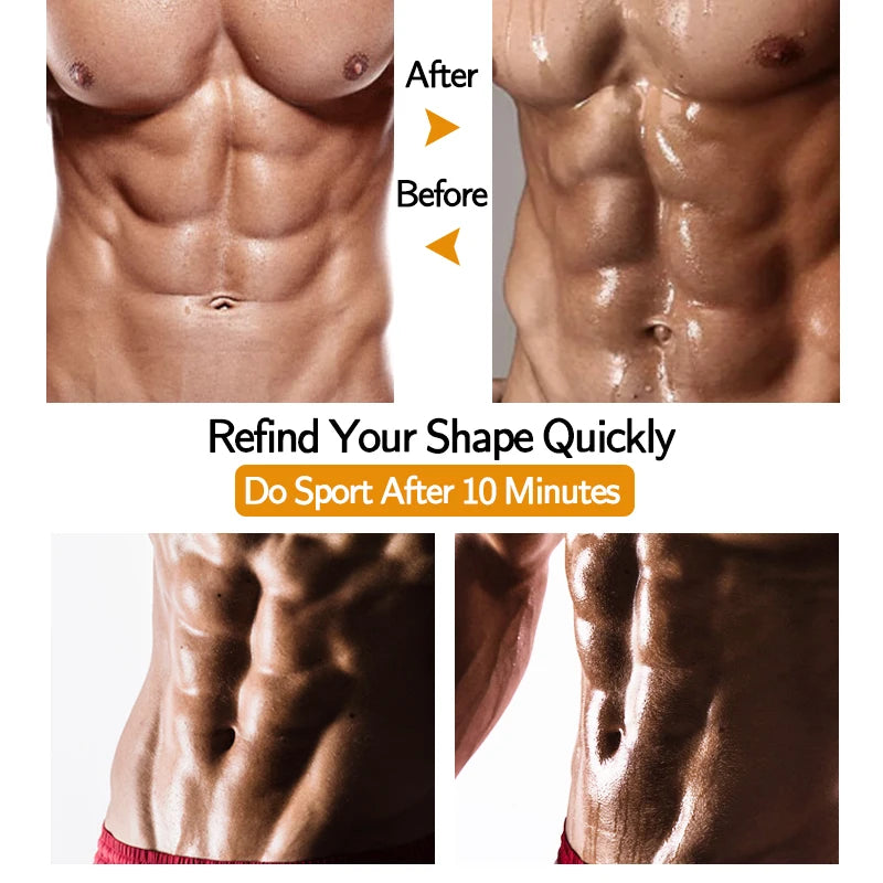 Men's Sauna Suit Heat-Trapping Compression Shapewear Vest for Enhanced Fitness and Slimming
