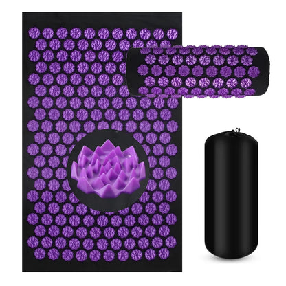 ZenSpike™ Acupressure Mat & Pillow Set – Stress Relief, Relaxation & Recovery Kit
