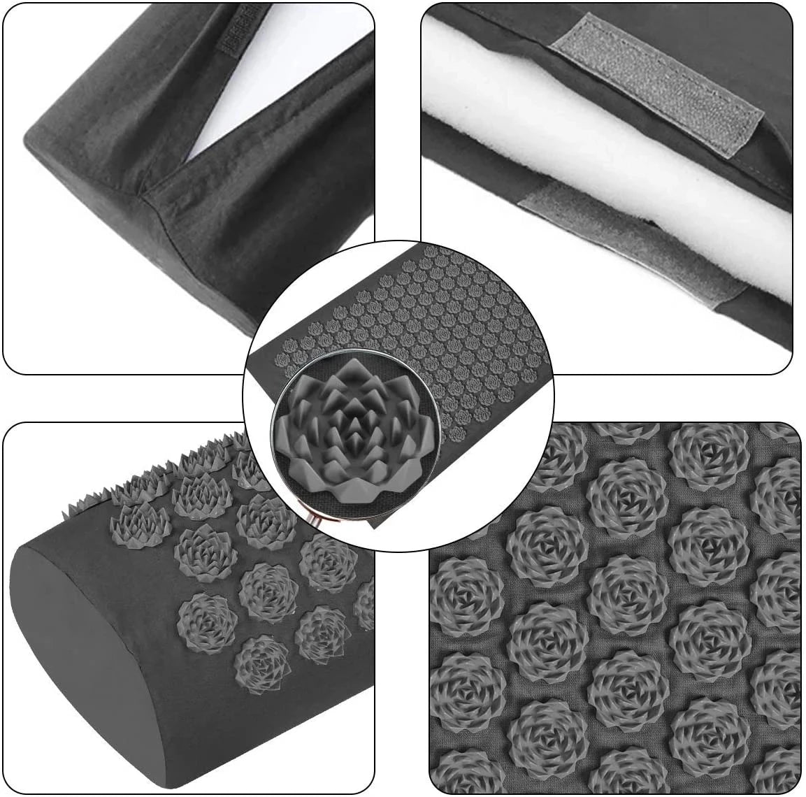 ZenSpike™ Acupressure Mat & Pillow Set – Stress Relief, Relaxation & Recovery Kit