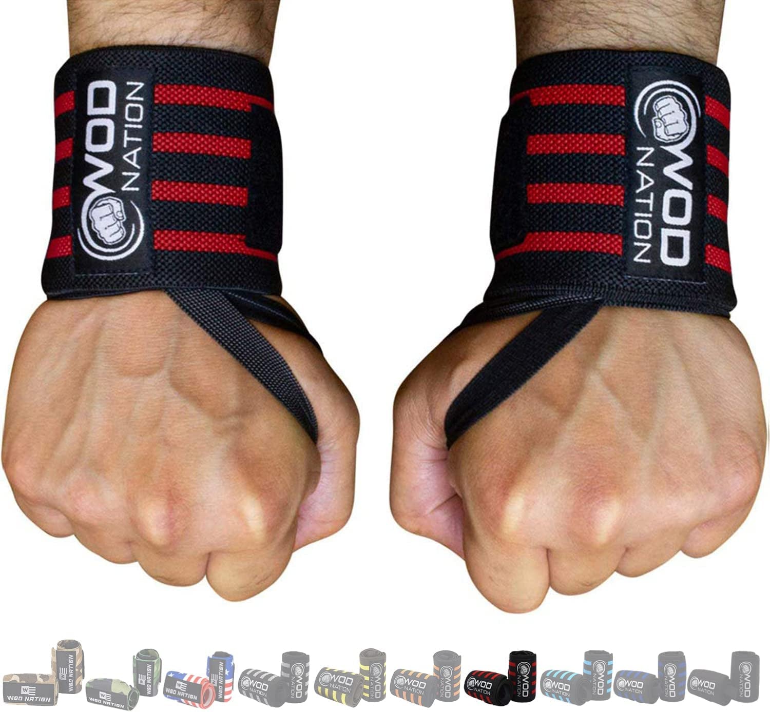 Wrist Wraps for Weightlifting – Professional Gym Support Straps