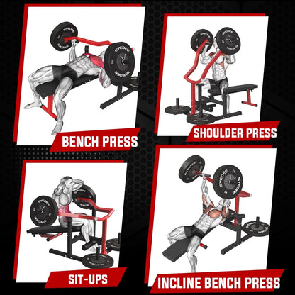All-in-One Home Gym System – Folding Chest Press & Full Body Strength Training Machine